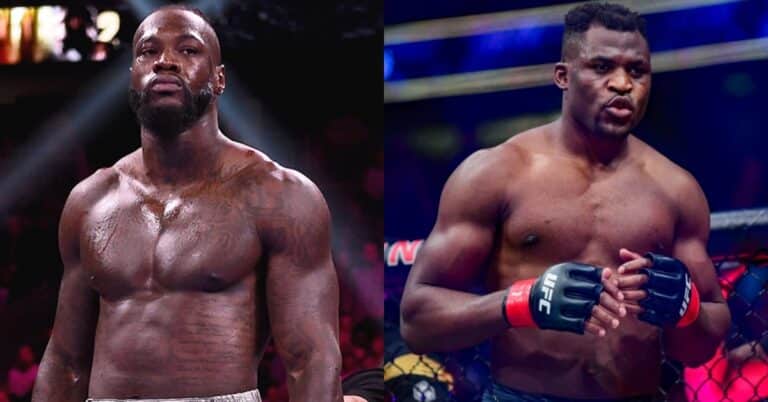 Deontay Wilder offers ex-UFC champion Francis Ngannou two fight deal, including MMA rematch