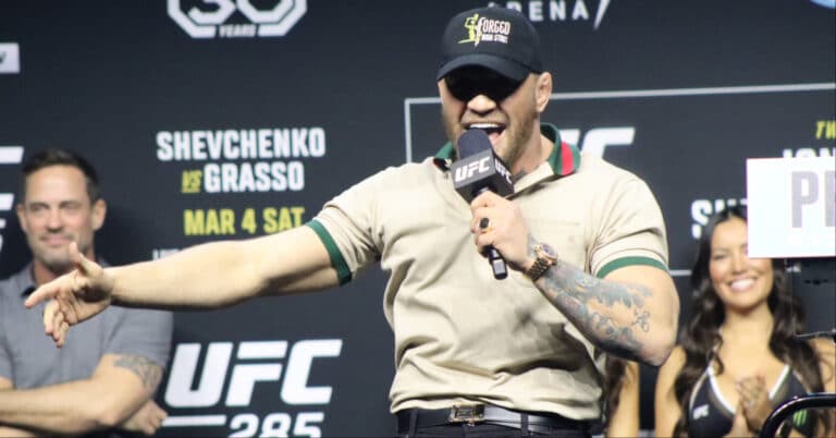 Video – Conor McGregor takes over UFC 285 weigh ins, films scene for upcoming ‘Roadhouse’ remake