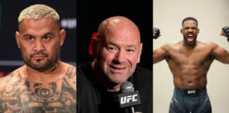 Mark Hunt, Dana White, Jon Jones