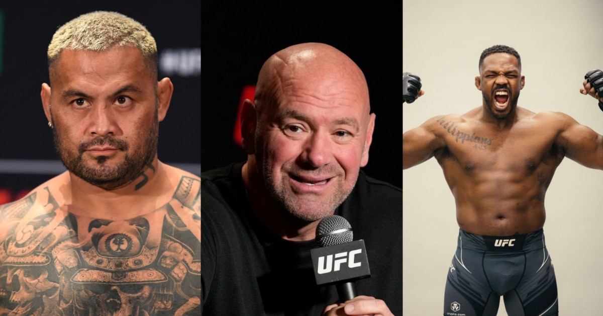 Mark Hunt, Dana White, Jon Jones