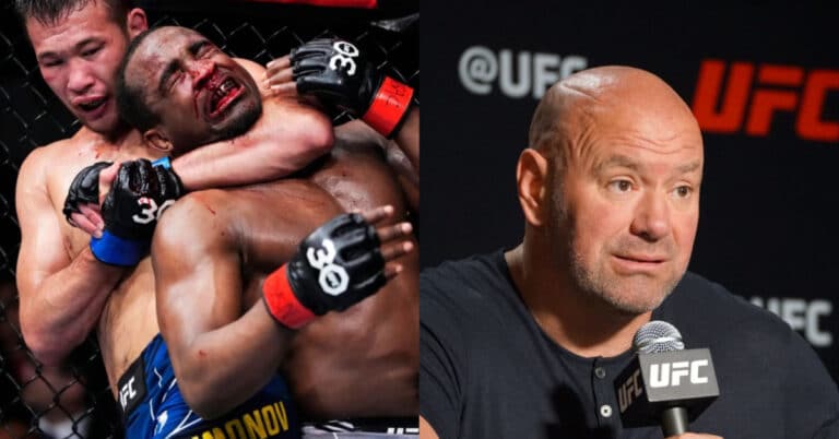 Dana White praises Rakhmonov vs. Neal brawl, reveals Neal was paid bonus despite missing weight: “There’s no way in hell I wasn’t gonna give that kid the bonus tonight.”