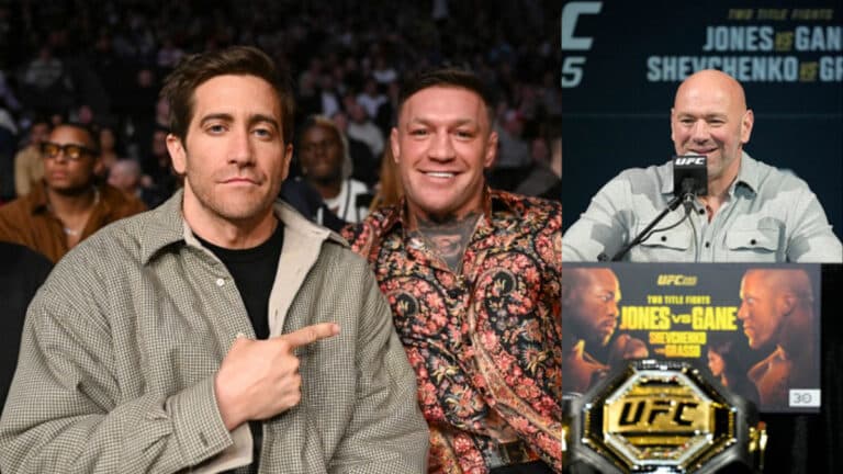 Dana White jokes that Jake Gyllenhaal is on PEDs ahead of intriguing “Roadhouse” remake with Conor McGregor