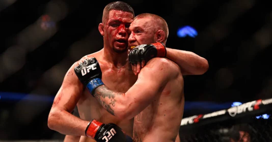 Conor McGregor picks Nate Diaz to beat Jake Paul in boxing match slaps the head off him