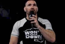 Chris Weidman UFC Polaris 23 grappling emotional leg injury