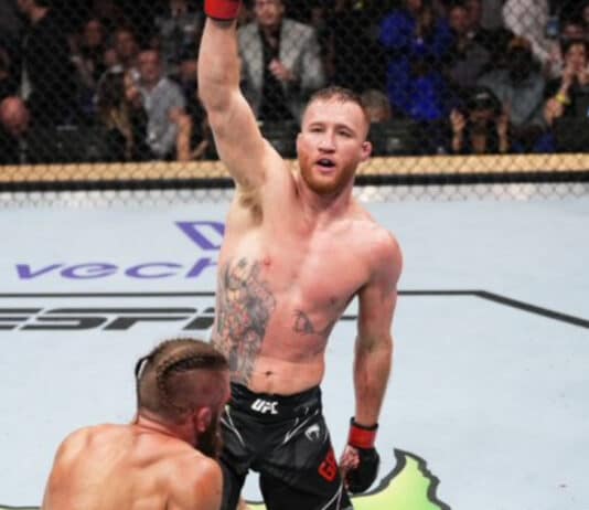 Justin Gaethje lands close decision win Rafael Fiziev UFC 286