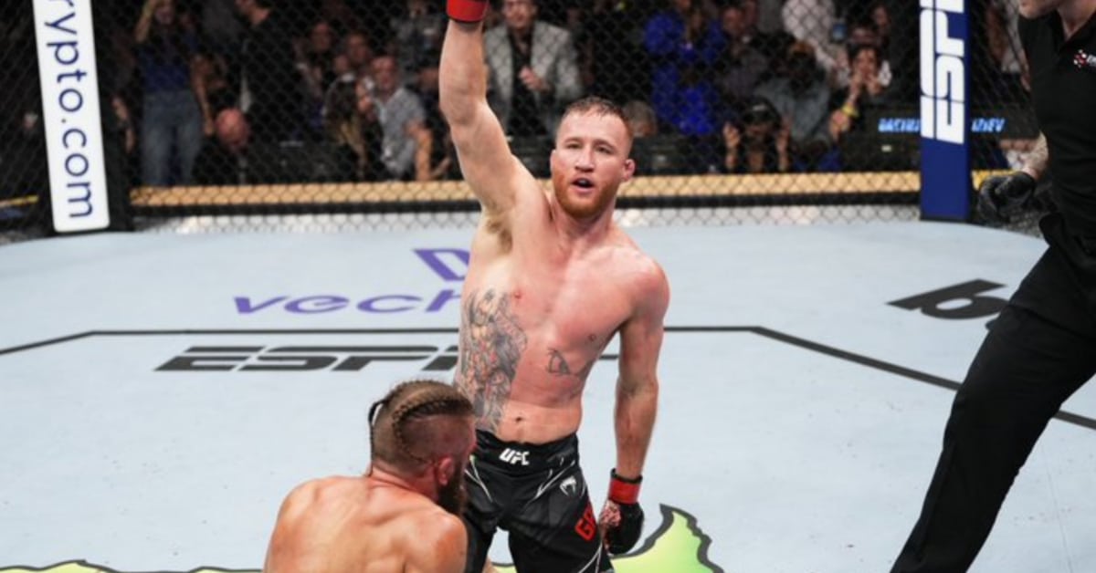 Justin Gaethje lands close decision win Rafael Fiziev UFC 286