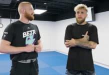 Jake Paul wrestles with UFC star Bo Nickal ahead of MMA debut