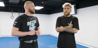 Jake Paul wrestles with UFC star Bo Nickal ahead of MMA debut