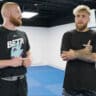 Jake Paul wrestles with UFC star Bo Nickal ahead of MMA debut