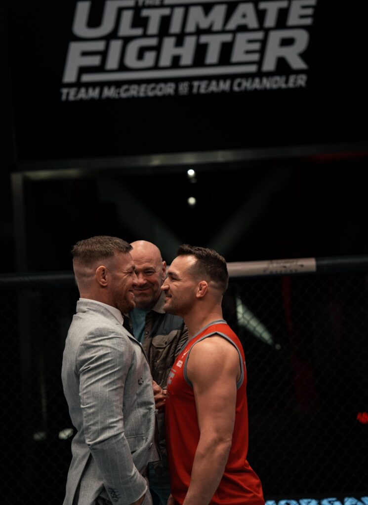 Conor McGregor shares footage of first face off with UFC rival Michael Chandler during TUF 31 filming 3 Frmaub XgAI1spn