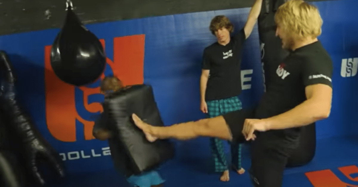 Paddy Pimblett little person kick