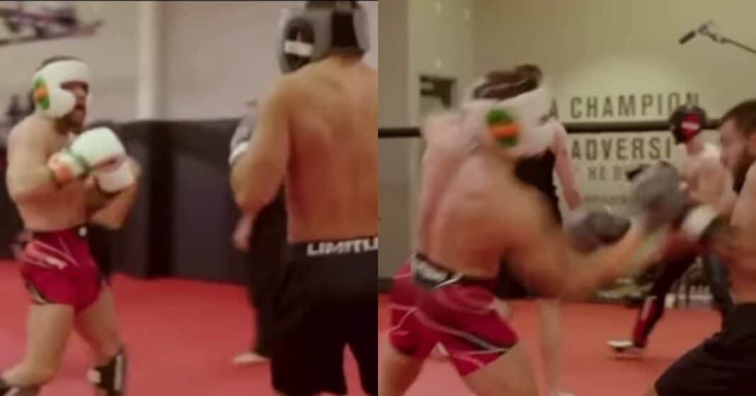 Conor McGregor new sparring footage UFC I love fighting so dearly
