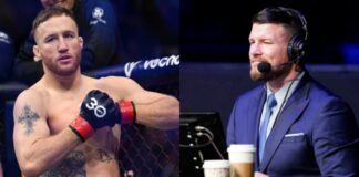 Justin Gaethje biased commentary Michael Bisping UFC 286