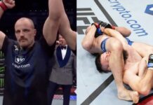 Gunnar Nelson UFC 286 submission win armbar Bryan Barberena