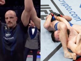 Gunnar Nelson UFC 286 submission win armbar Bryan Barberena