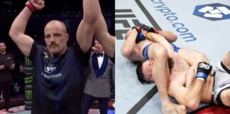 Gunnar Nelson UFC 286 submission win armbar Bryan Barberena
