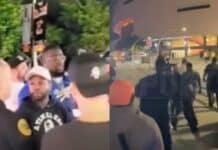 Jake Paul Floyd Mayweather Boxing Altercation