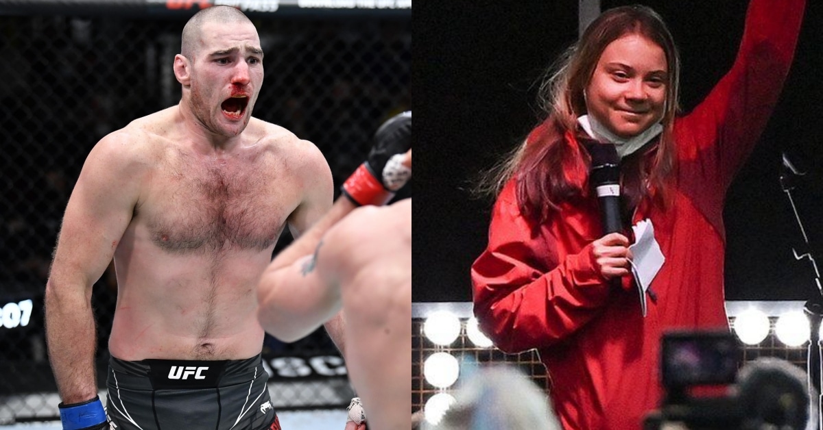 Sean Strickland calls Greta Thunberg idiot UFC fighter