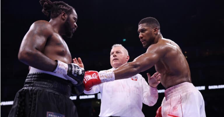 Anthony Joshua defeats Jermaine Franklin in decision victory, both corralled in tense post-Fight exchange – Highlights
