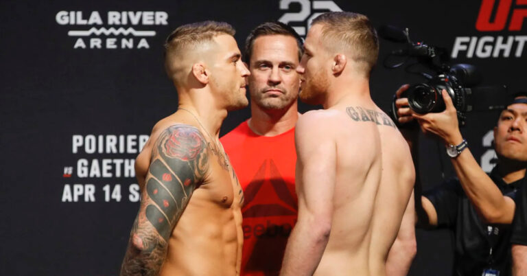 Justin Gaethje doubts Dustin Poirier wants rematch: ‘You can’t force anyone to fight’