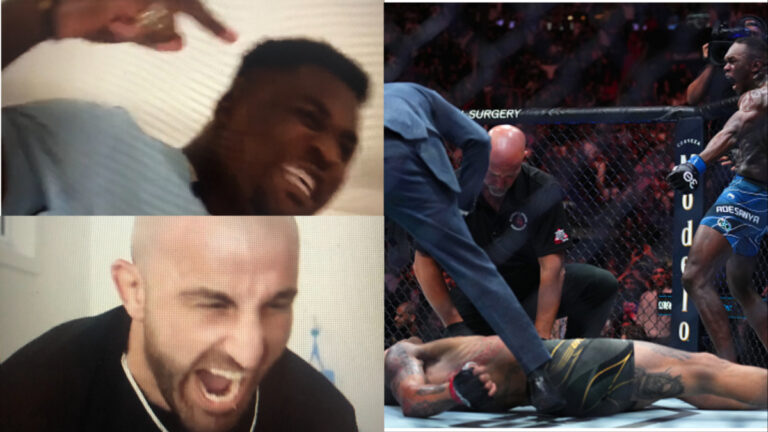 Video – Francis Ngannou, Alexander Volkanovski react to Israel Adesanya’s insane KO at UFC 287: ‘Sleep’