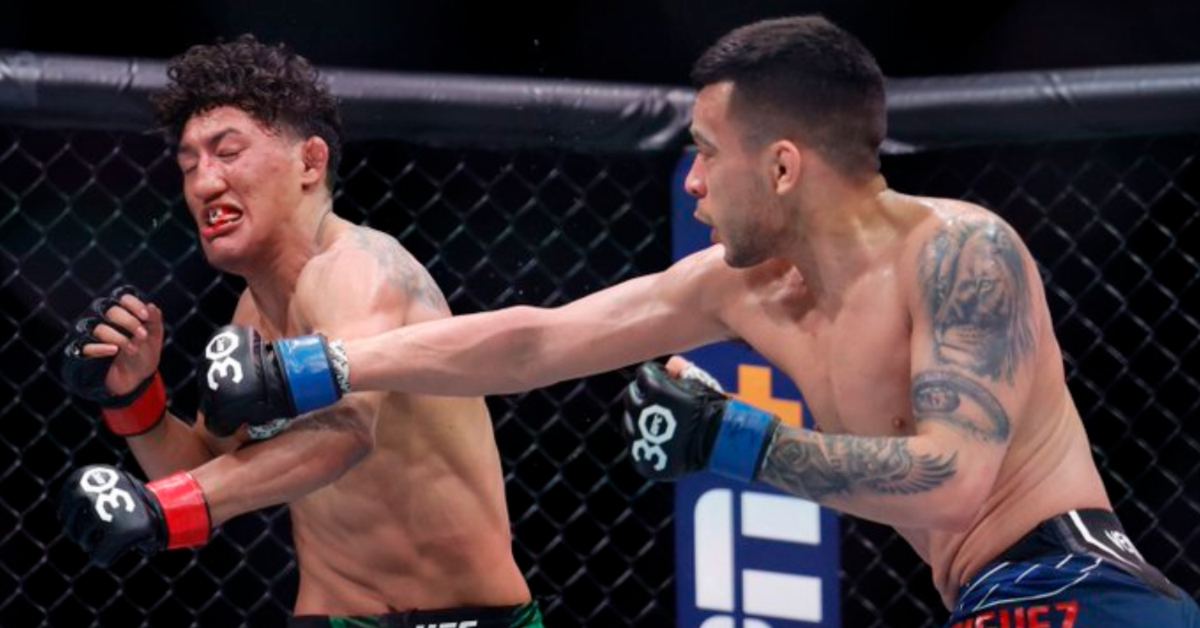 Christian Rodriguez hands uber-Prospect Raul Rosas Jr. one-Sided defeat in decision upset - UFC 287 Highlights 1 Raul Rosas Jr. suffers defeat Christian Rodriguez upset win UFC 287 Highlights