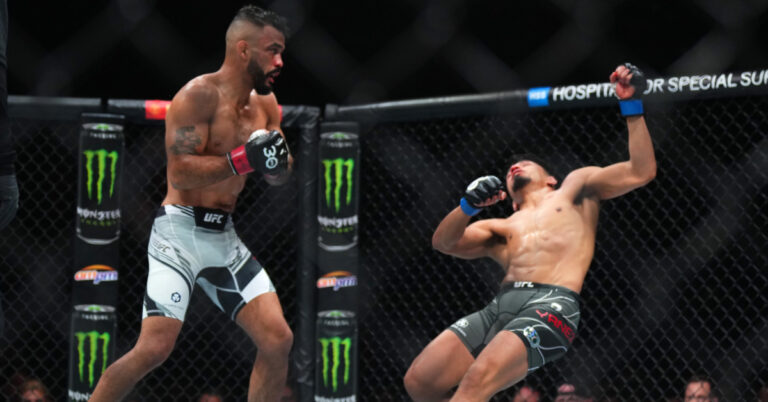 Rob Font flattens Adrian Yanez with blistering first round knockout – UFC 287 Highlights