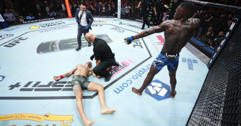 Israel Adesanya scores stunning KO win over Alex Pereira, regains title – UFC 287 Highlights