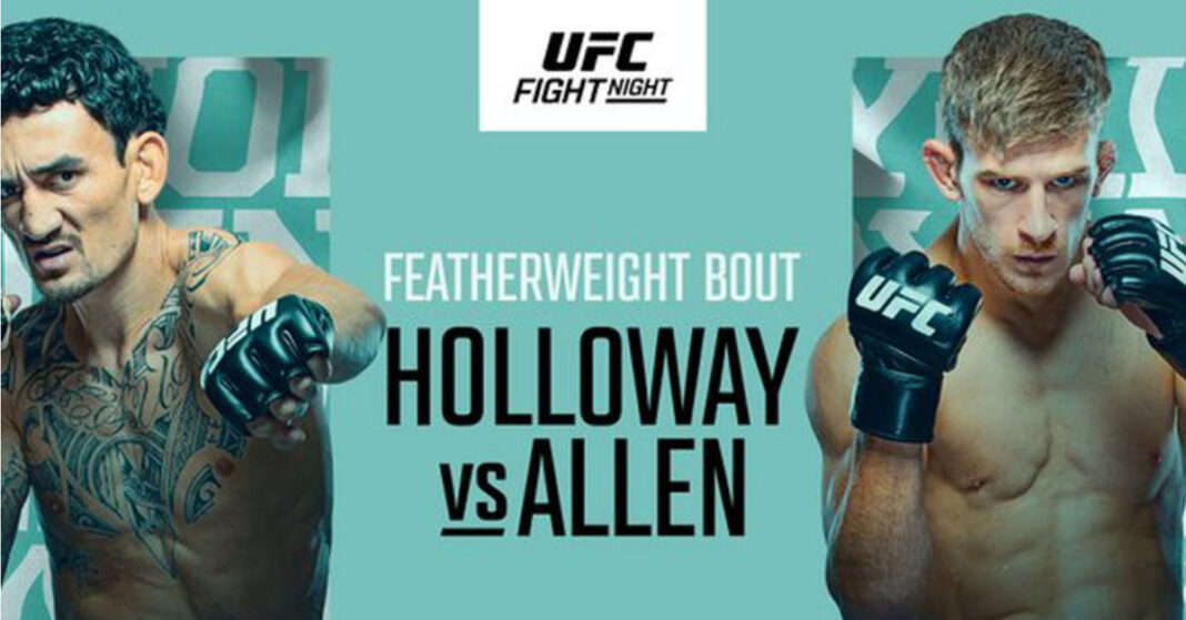 UFC Kansas City betting preview Max Holloway Arnold Allen