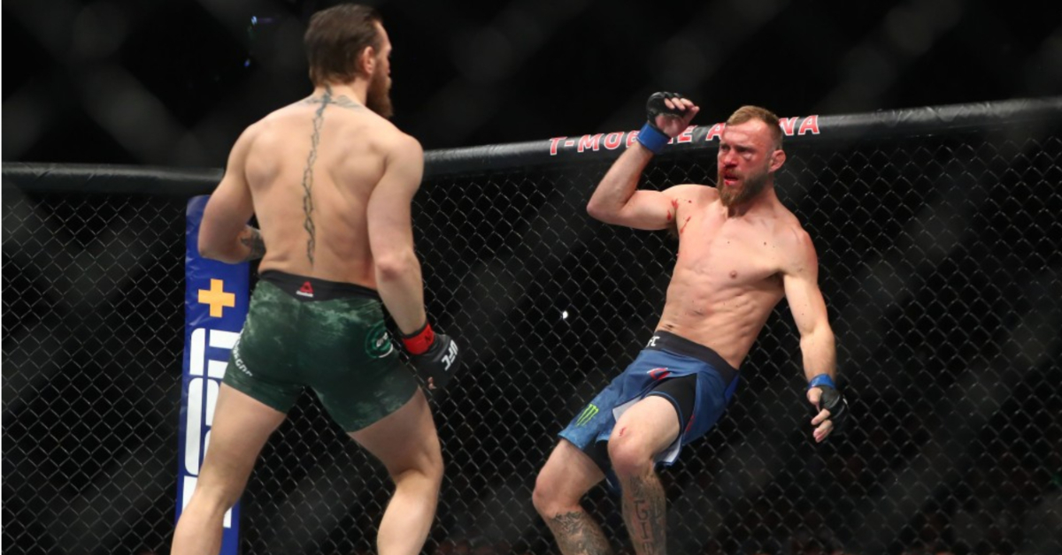 Conor McGregor Donald Cerrone UFC shoulder strikers listen to the sound of those breaks