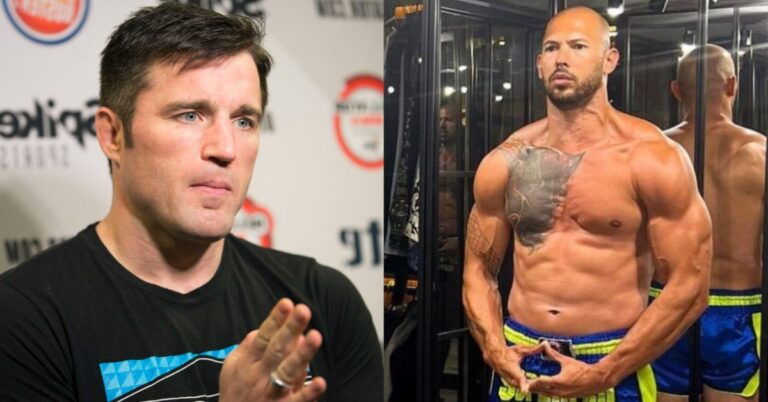 Chael Sonnen pokes fun at Andrew Tate amid TRT use claims: ‘That’s the physique of a guy that eats donuts’