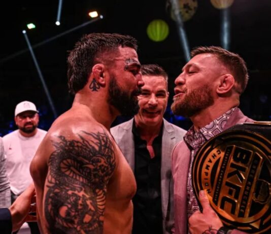 Joe Rogan describes BKFC fight Mike Perry and Conor McGregor as f*cking bananas