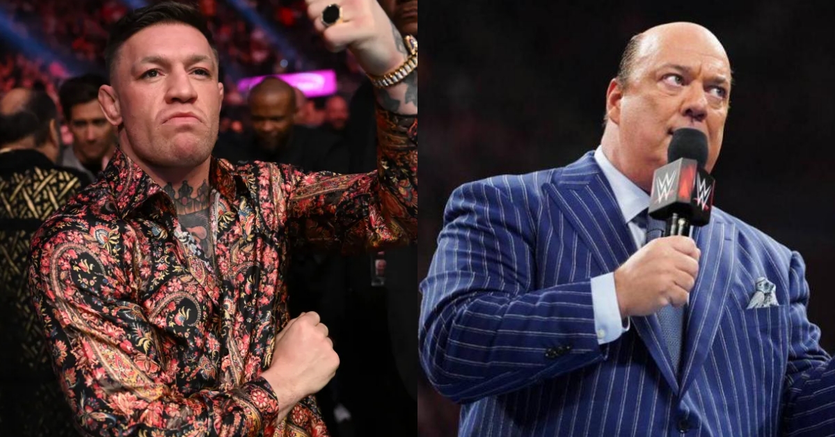 Conor McGregor hits out at WWE manager Paul Heyman: 'I'll break your jaw in 3 places' 1 Conor McGregor Paul Heyman I'll break your jaw in 3 places UFC WWE