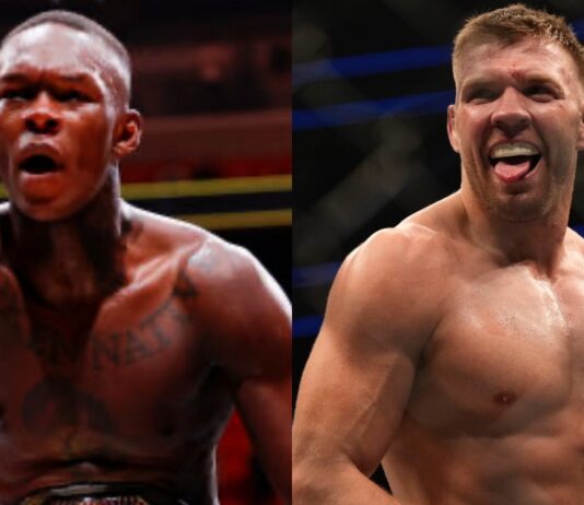 Israel Adesanya sparring match with Dricus du Plessis UFC I just messed him up