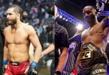 Jorge Masvidal beat Leon Edwards over the head with belt UFC 287