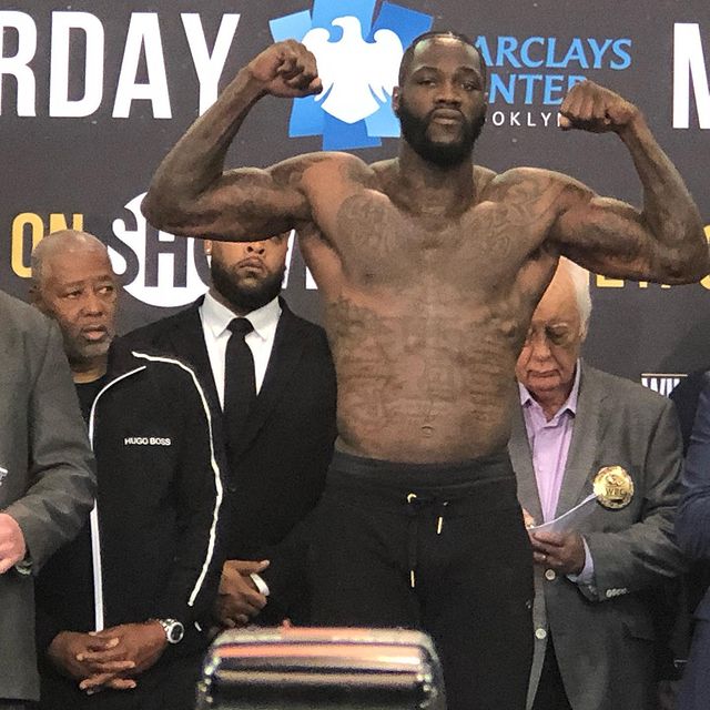 Wilder Weigh in