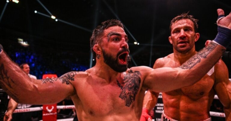 Mike Perry reflects on teeth shattering win over Luke Rockhold at BKFC 41: ‘His teeth went into my fist’