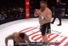 Roy Nelson stops Dillon Cleckler with first round KO Gamebred Bareknuckle MMA