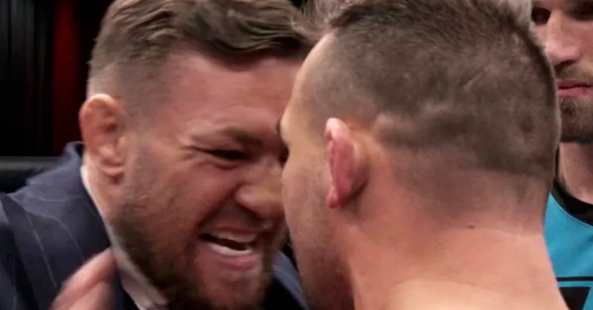 Conor McGregor shoves Michael Chandler during TUF 31 altercation UFC