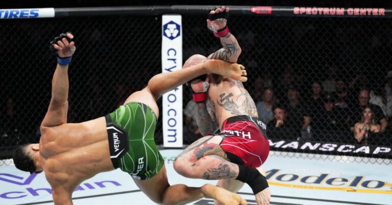Johnny Walker earns unanimous decision in three round war with Anthony Smith – UFC Charlotte Highlights