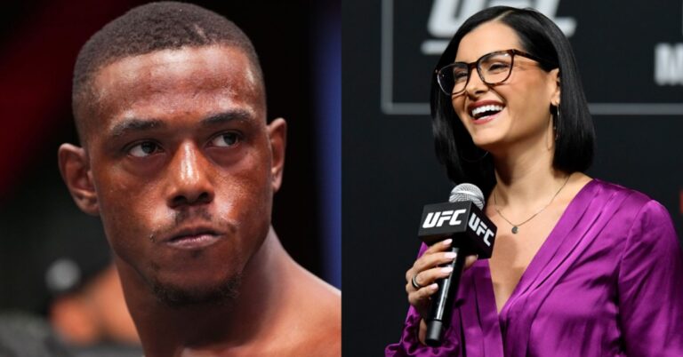 Jamahal Hill accuses Megan Olivi of disrespecting him at UFC Charlotte: ‘Interim champ? That’s how you feel?’