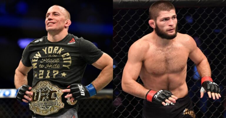 Georges St-Pierre reveals Khabib Nurmagomedov was set to call him out for 2020 fight in UFC