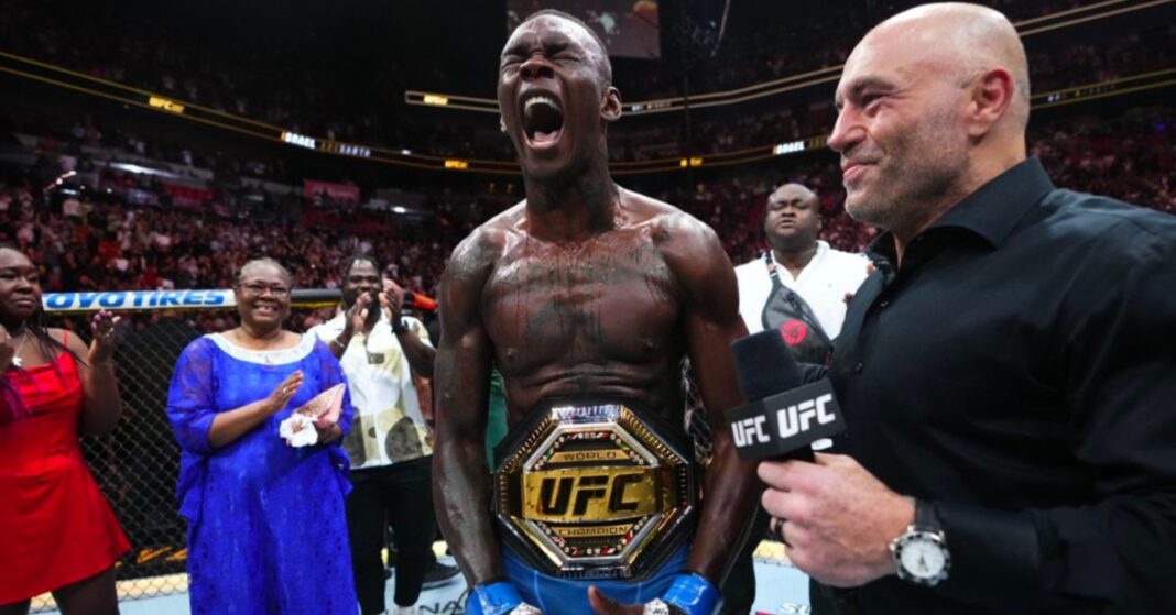 Israel Adesanya heralded as best champion the UFC has ever seen by Sean O'Malley