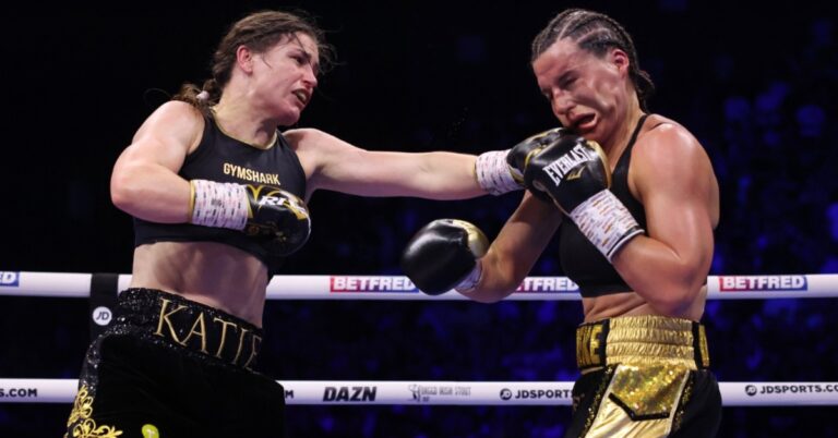 Katie Taylor suffers close decision loss to Chantelle Cameron in Irish title homecoming – Highlights