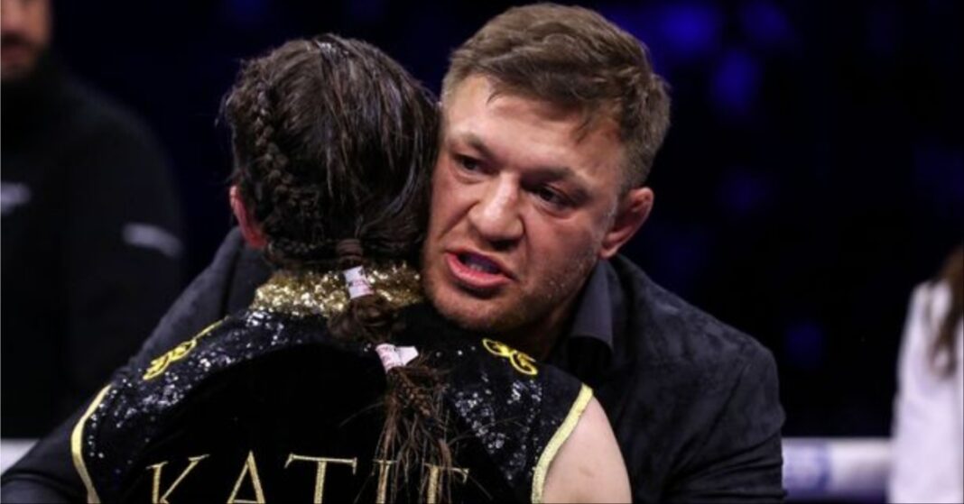 Conor McGregor distraught following Katie Taylor loss in homecoming title fight