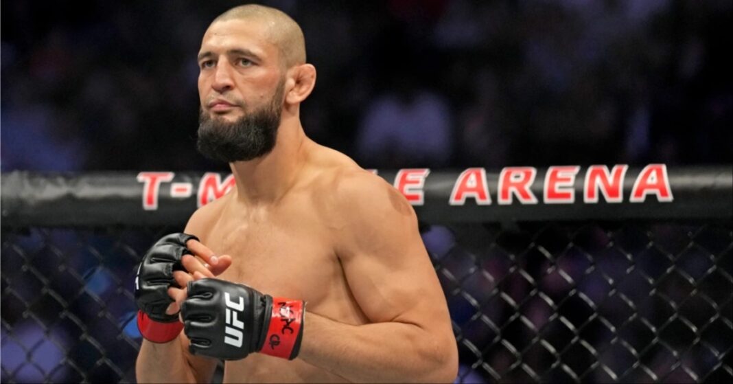 Khamzat Chimaev issues wanring to Kamaru Usman I'm going to squeeze your head off UFC