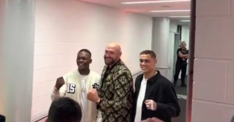 Video – Tyson Fury tells Israel Adesanya ‘I ain’t going in no cage’ boxing event in Australia amid links to UFC