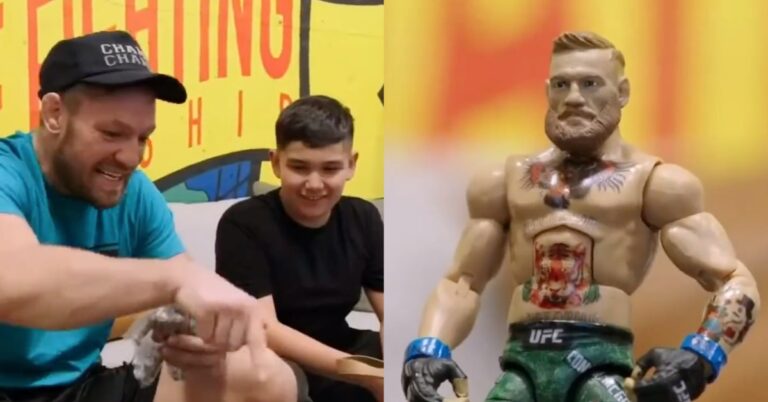 Video – Conor McGregor splash out on his own action figures during filming of TUF 31