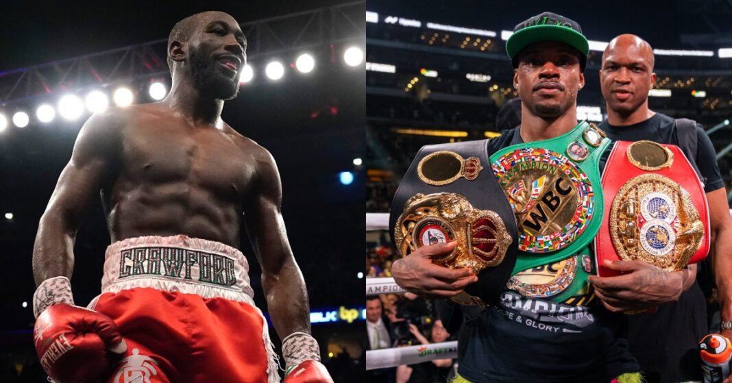 Terence Crawford vs Errol Spence Jr official for July 29 undisputed welterweight title fight boxing