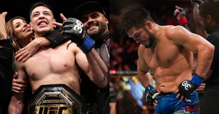 Brandon Moreno calls for Henry Cejudo to halt retirement following UFC 288: ‘F*ck belts, just you and me’